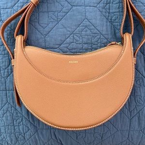 Polène Numéro Dix / Ten in Monochrome Camel Textured leather